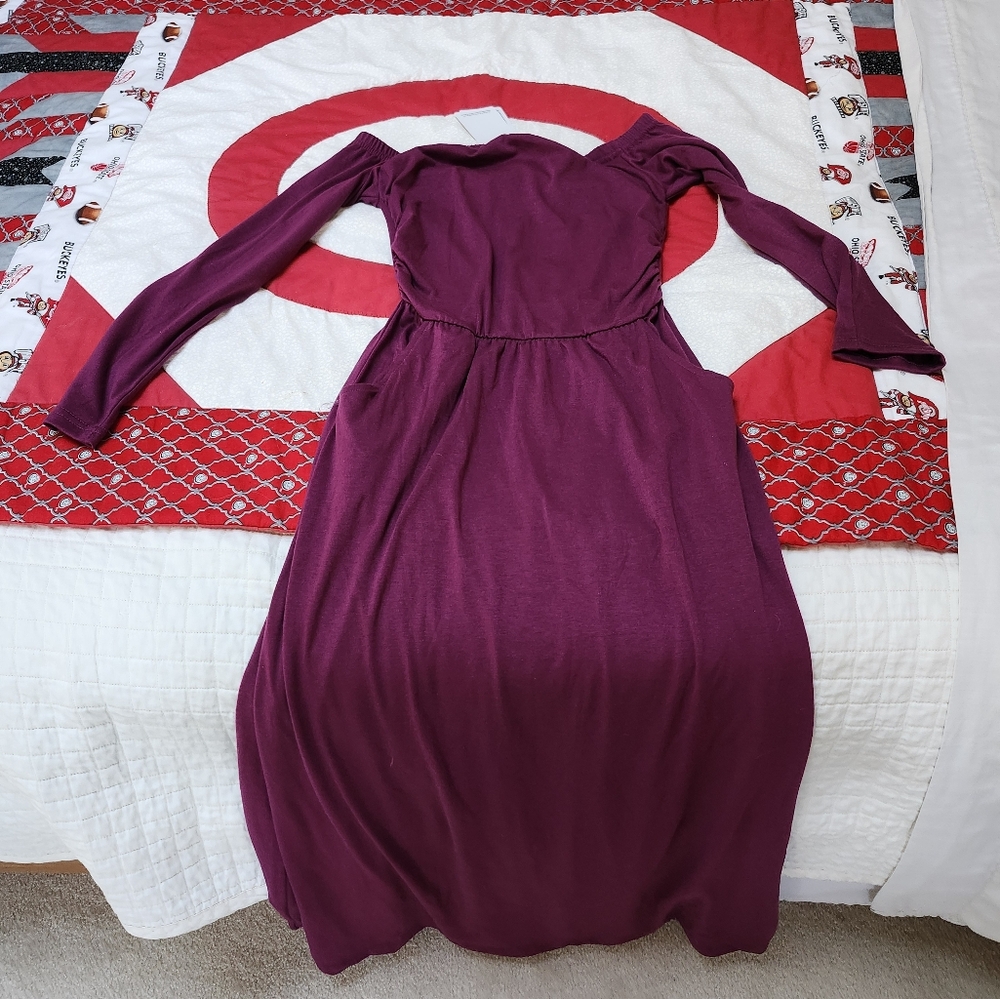 Elegant Purple Women's Dress
